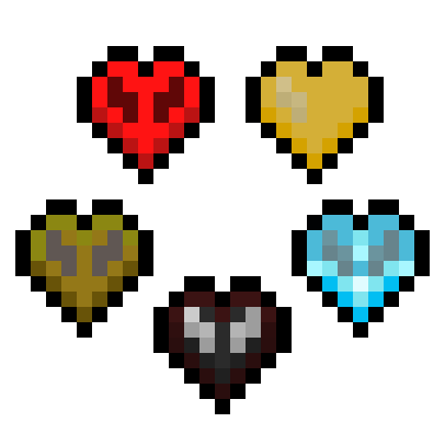 Fake Hardcore Hearts/Health logo