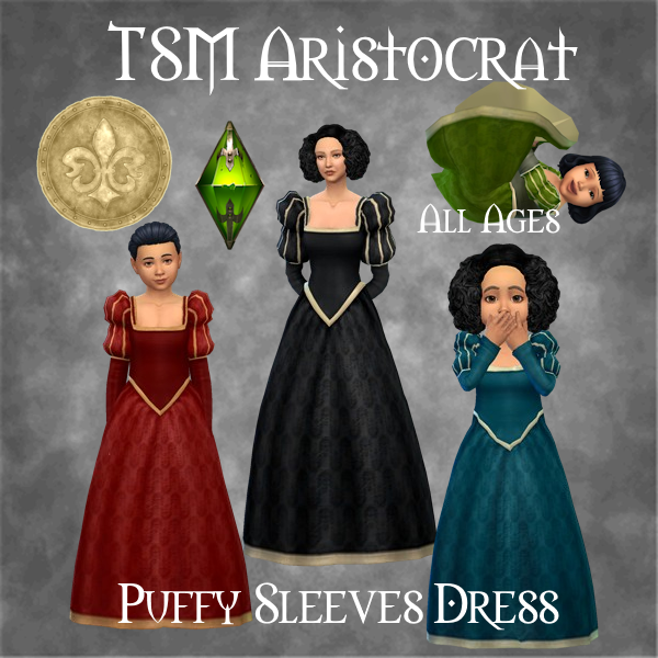 TSM Aristocrat Puffy Sleeves Dress logo