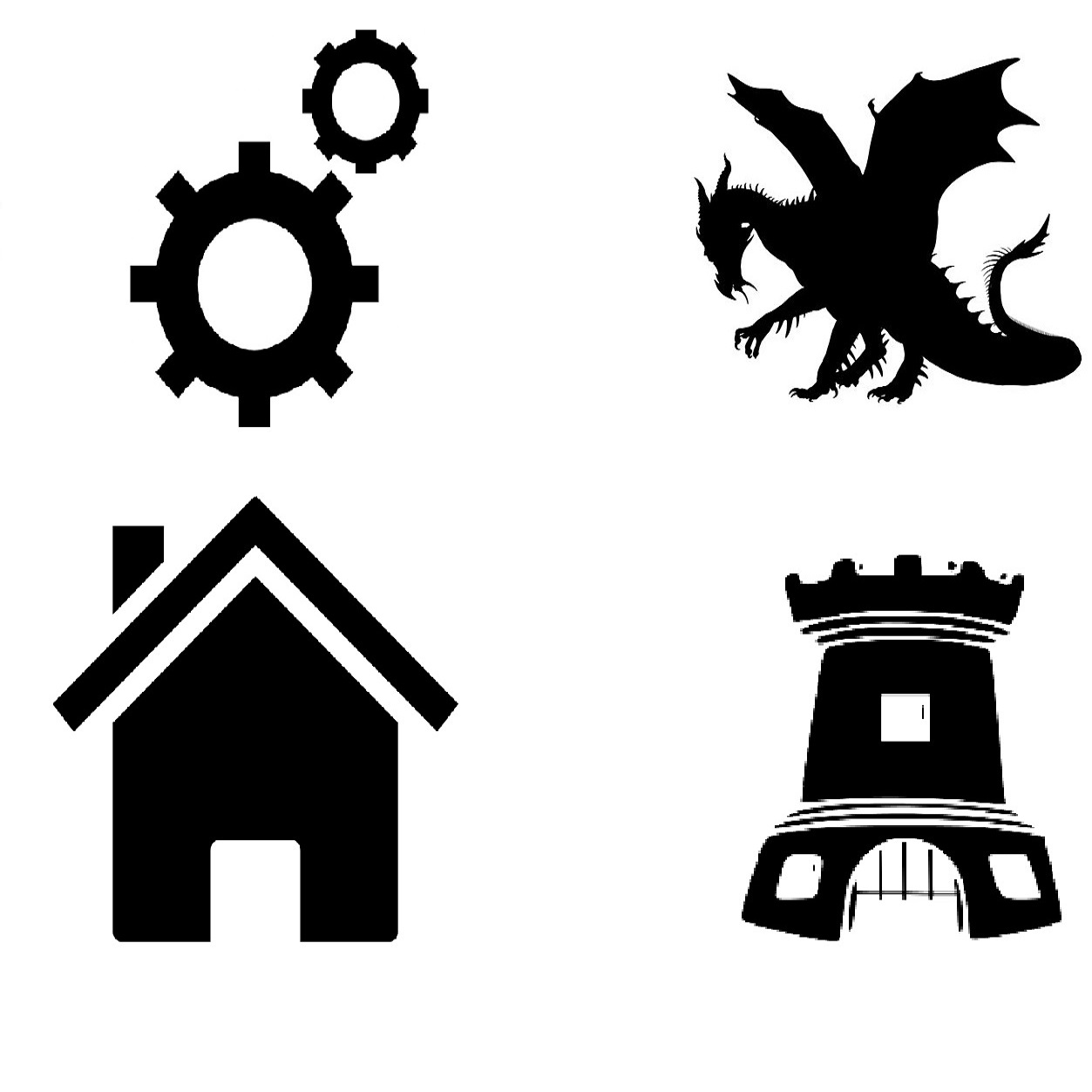 Machine Dragons and Village Dungeons