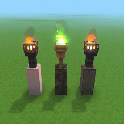 Allow placement of torches on stone beams