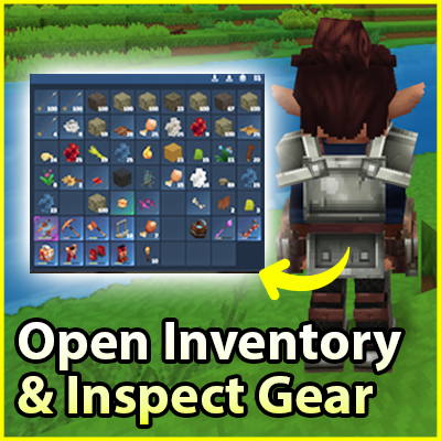 Open Inventory & Inspect Gear
