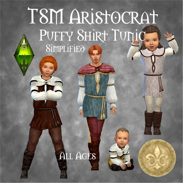 TSM Aristocrat Puffy Shirt Tunic Simplified logo
