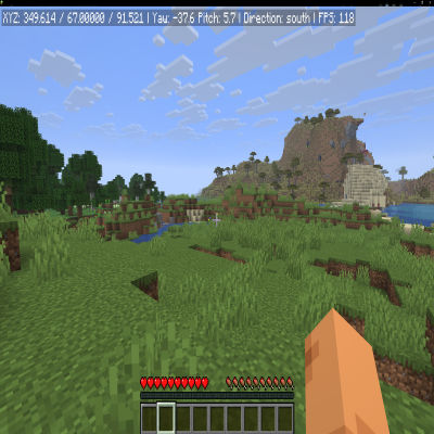 Dream HUD - Coordinates, FPS, and Yaw