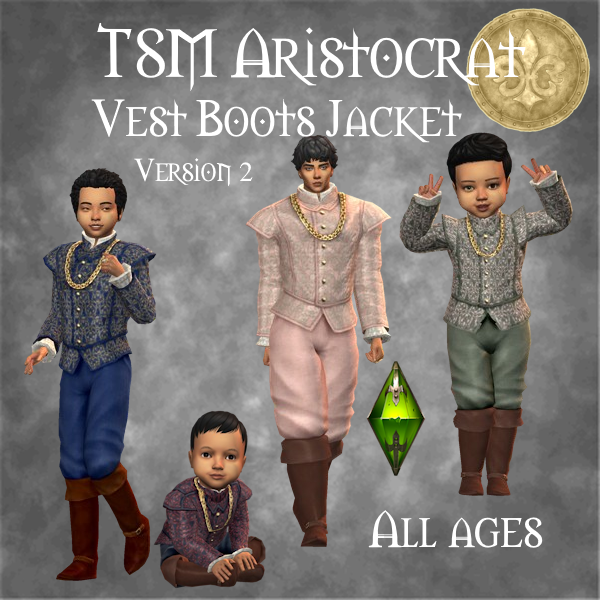 TSM Aristocrat Vest Jacket Boots Outfit for All Ages - Fancy Version logo
