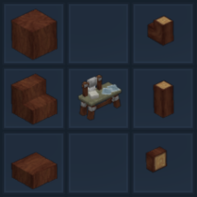 Craftable Branches and Trunks