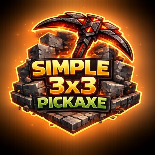 Simple 3x3 Pickaxe