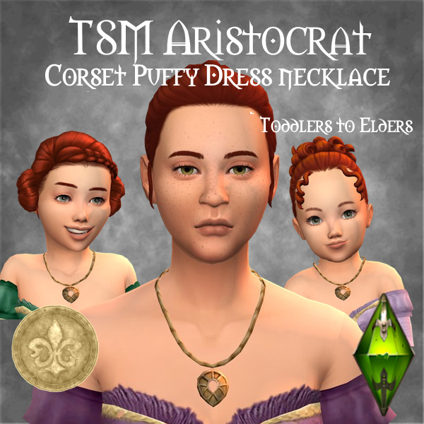 TSM Aristocrat Corset Puffy Dress Necklace logo