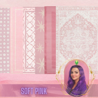 Soft Pink Rug Set logo