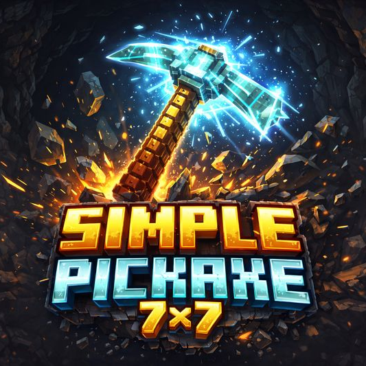 Simple Pickaxe 7x7