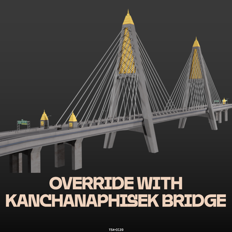  FinJingSims - Override San Sequoia Bridge with Kanchanaphisek Bridge