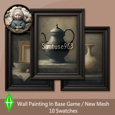 Dark Academy Still Life Painting #1 Samtuse963 logo