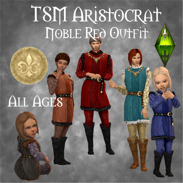 TSM Aristocrat Noble Red Outfit All Ages logo