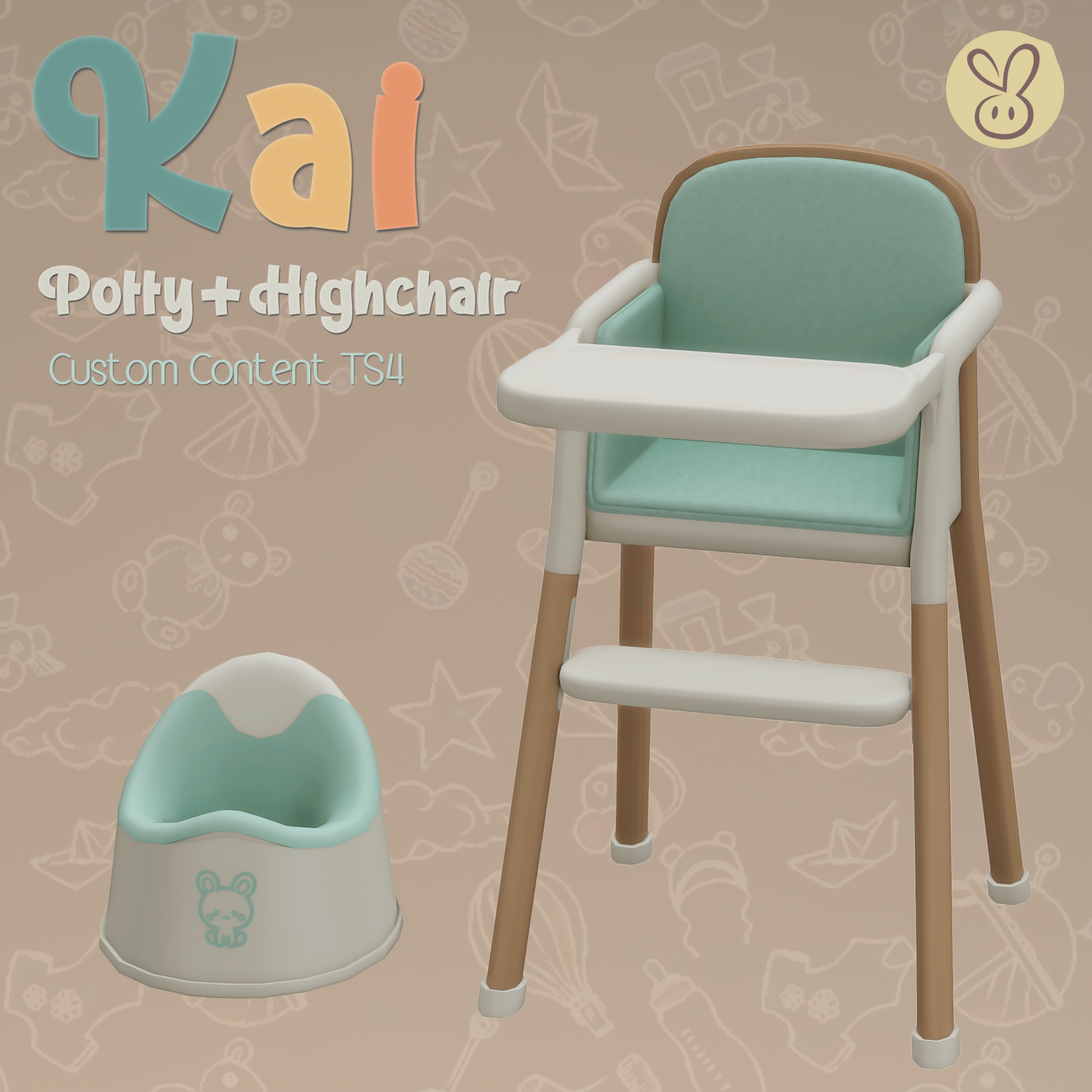 KAI Potty +Highchair logo