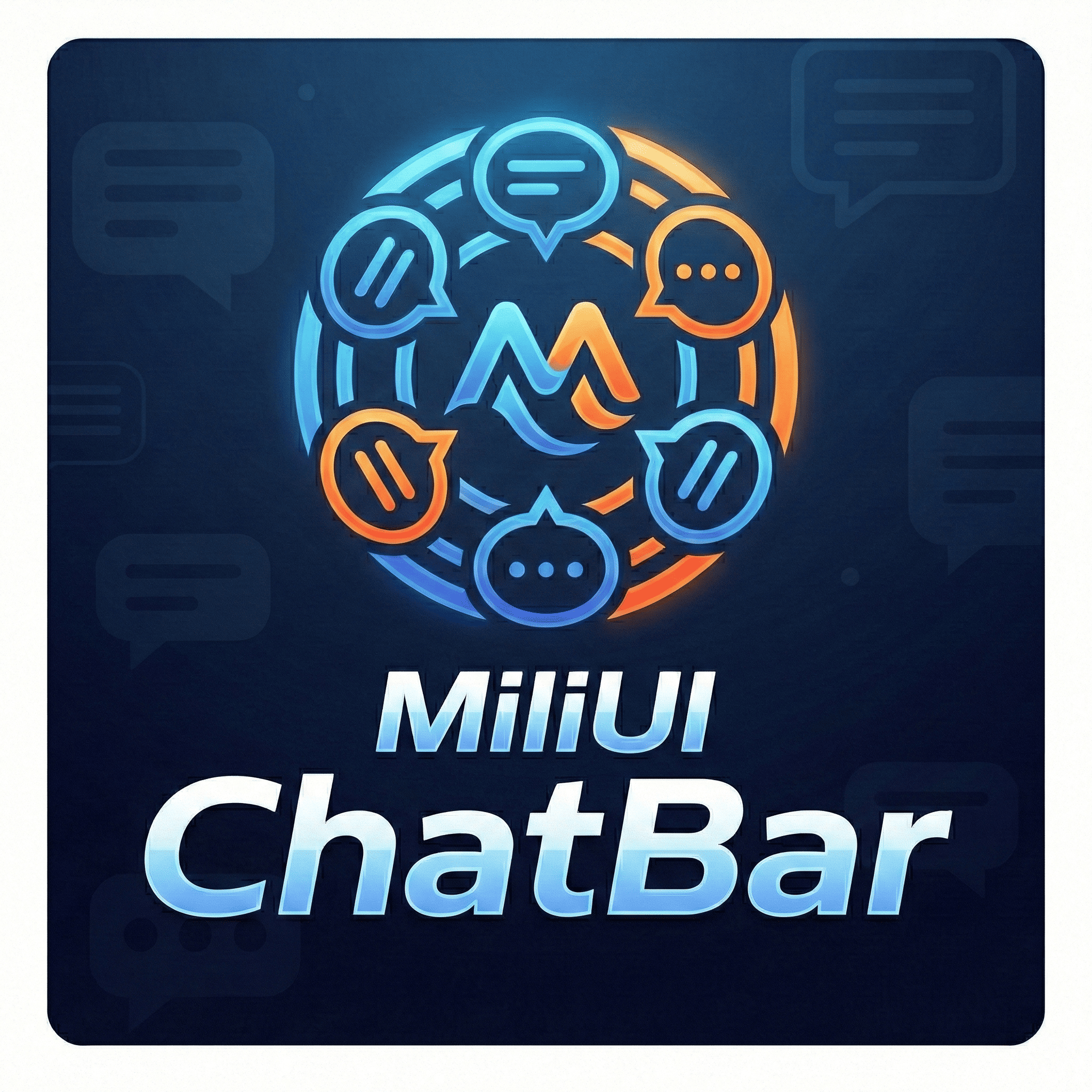 MiliUI ChatBar logo