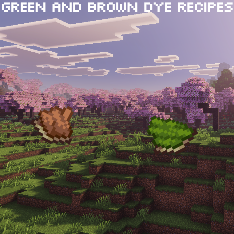 Brown And Green Dye Recipes