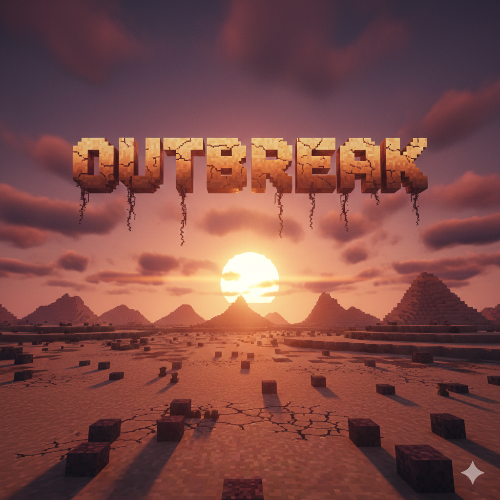 Outbreak - an Ultra-realistic zombie outbreak logo