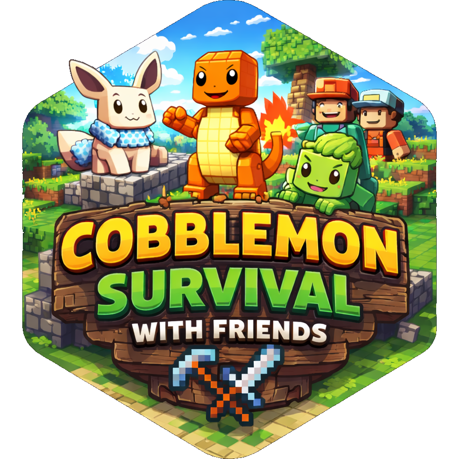 Cobblemon Survival with Friends logo