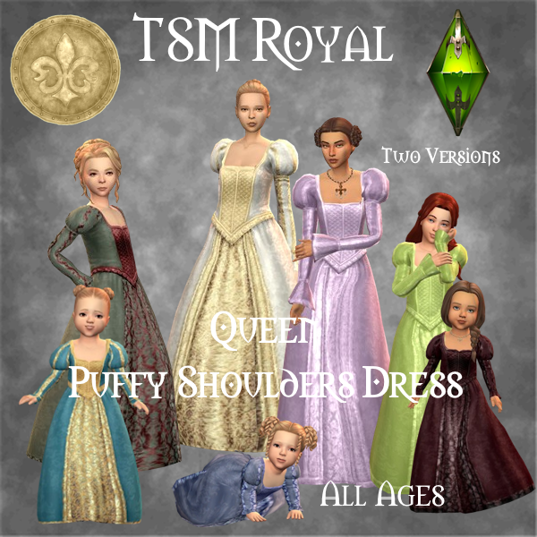TSM  Royal Queen Puffy Shoulders for All Ages logo