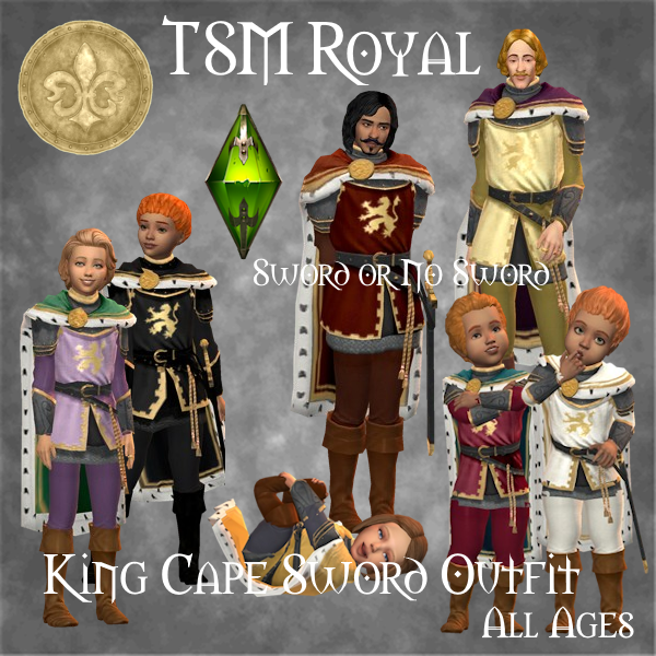 TSM Royal King Cape Sword Outfit logo