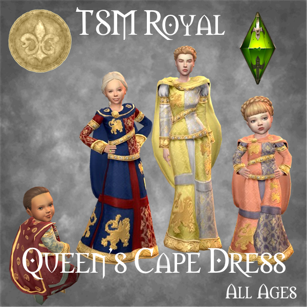 TSM  Royal Queen Cape Dress for All Ages logo
