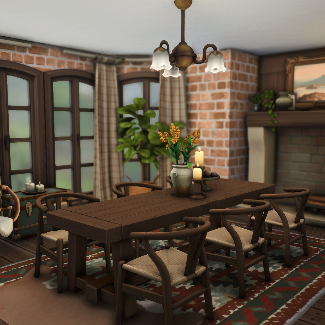 Rustic Brick Dining Room logo