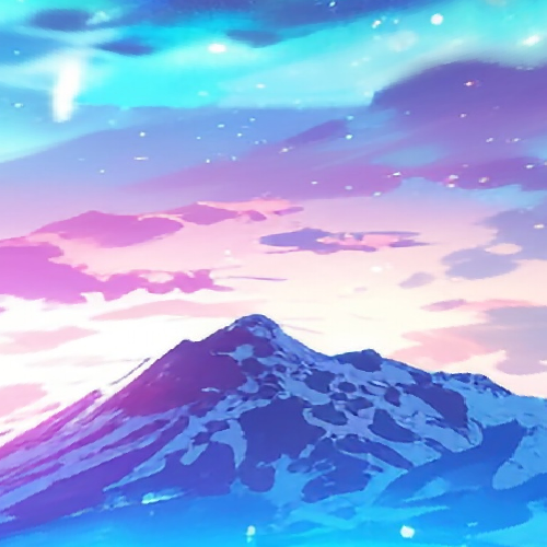 Sky Fantasy magic landscape logo