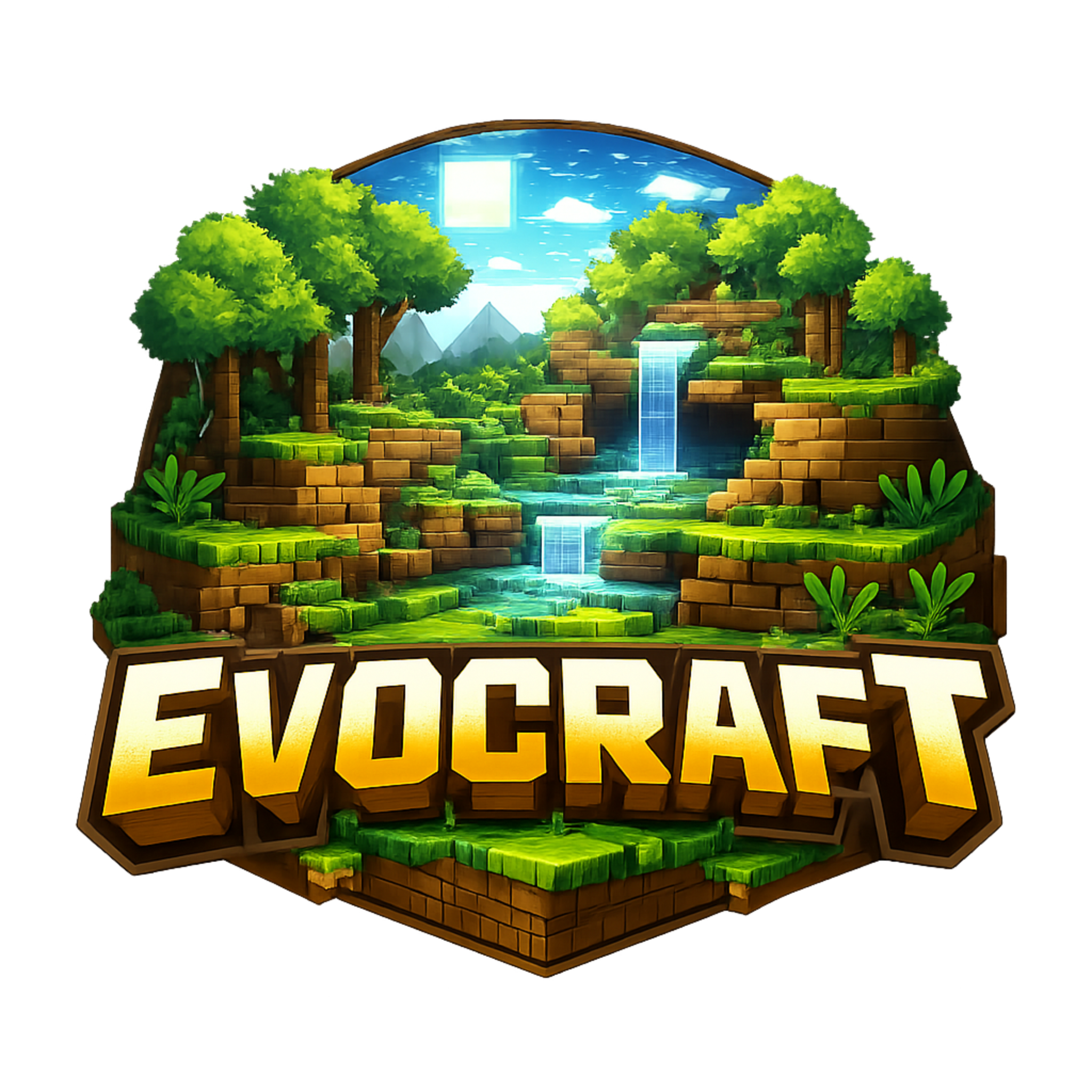 evocraft loading screen  logo