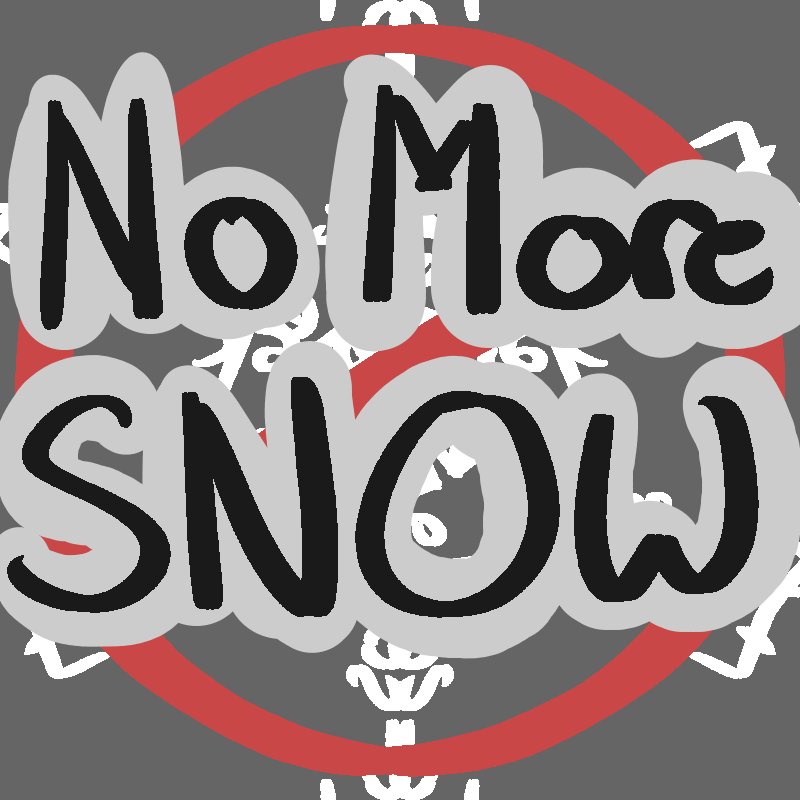 No More Snow logo