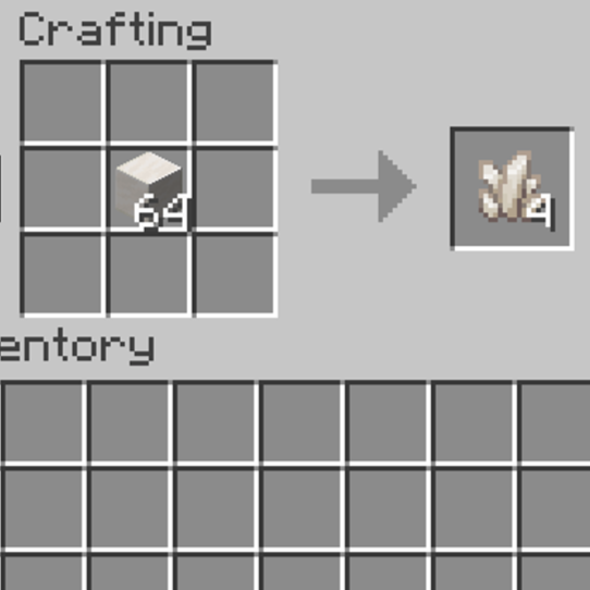 Quartz Blocks to Quartz
