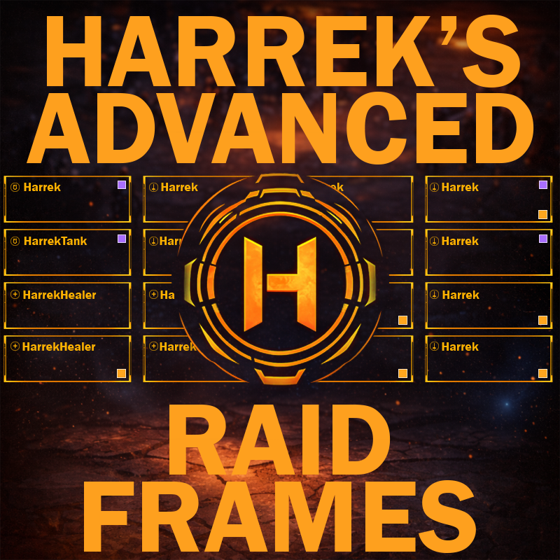 Harreks Advanced Raid Frames (HARF) logo