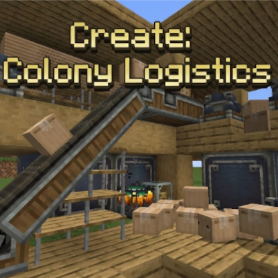 Create: Colony Logistics logo
