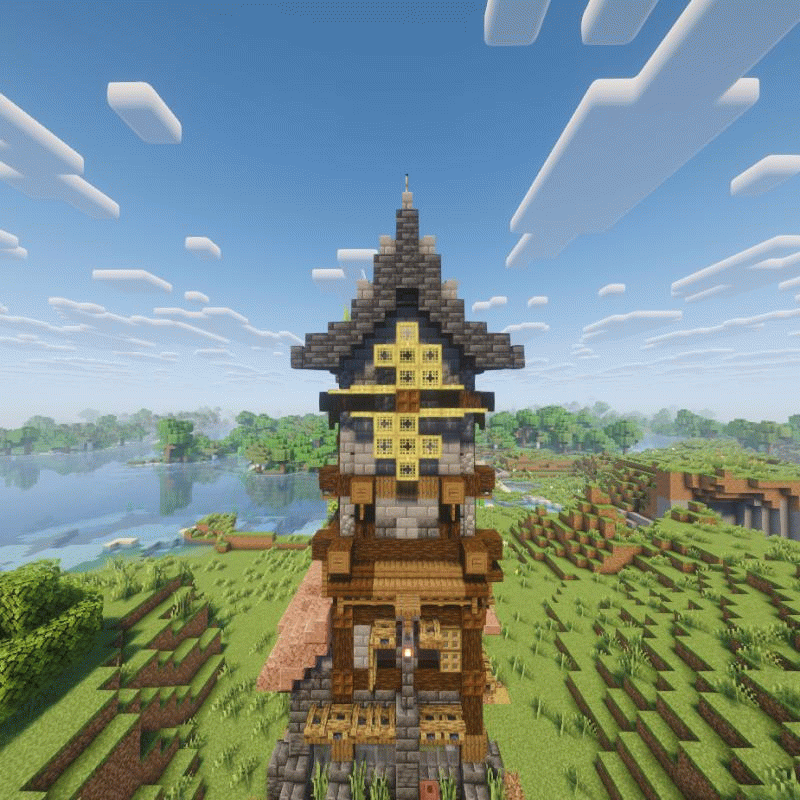 WORKING Villager Windmill