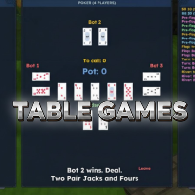 Table Games project artwork