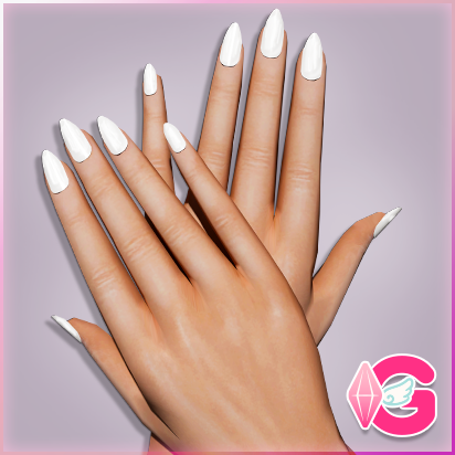Classic Medium Almond Gel Nails • N07 logo