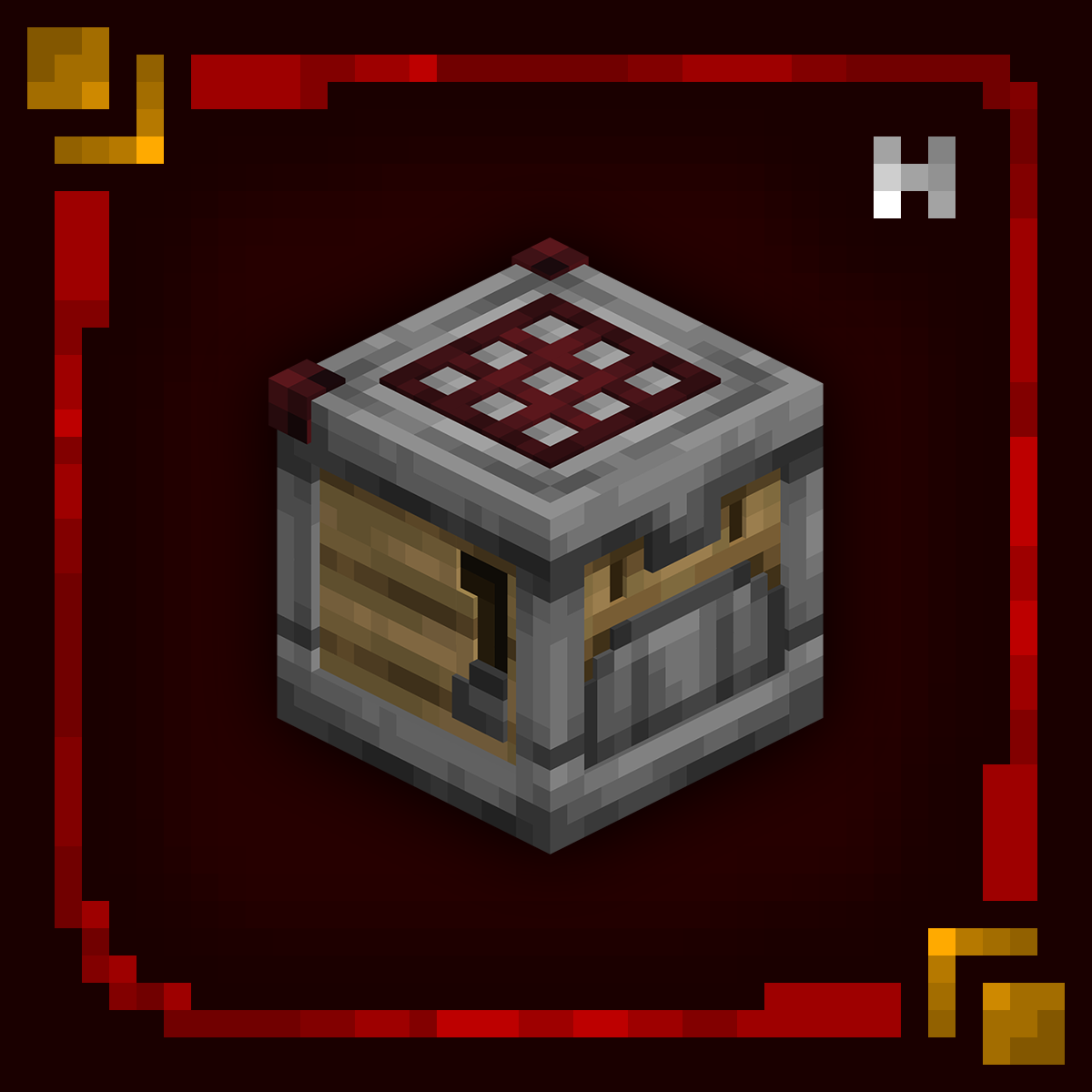 Hellim's 3D Redstone logo