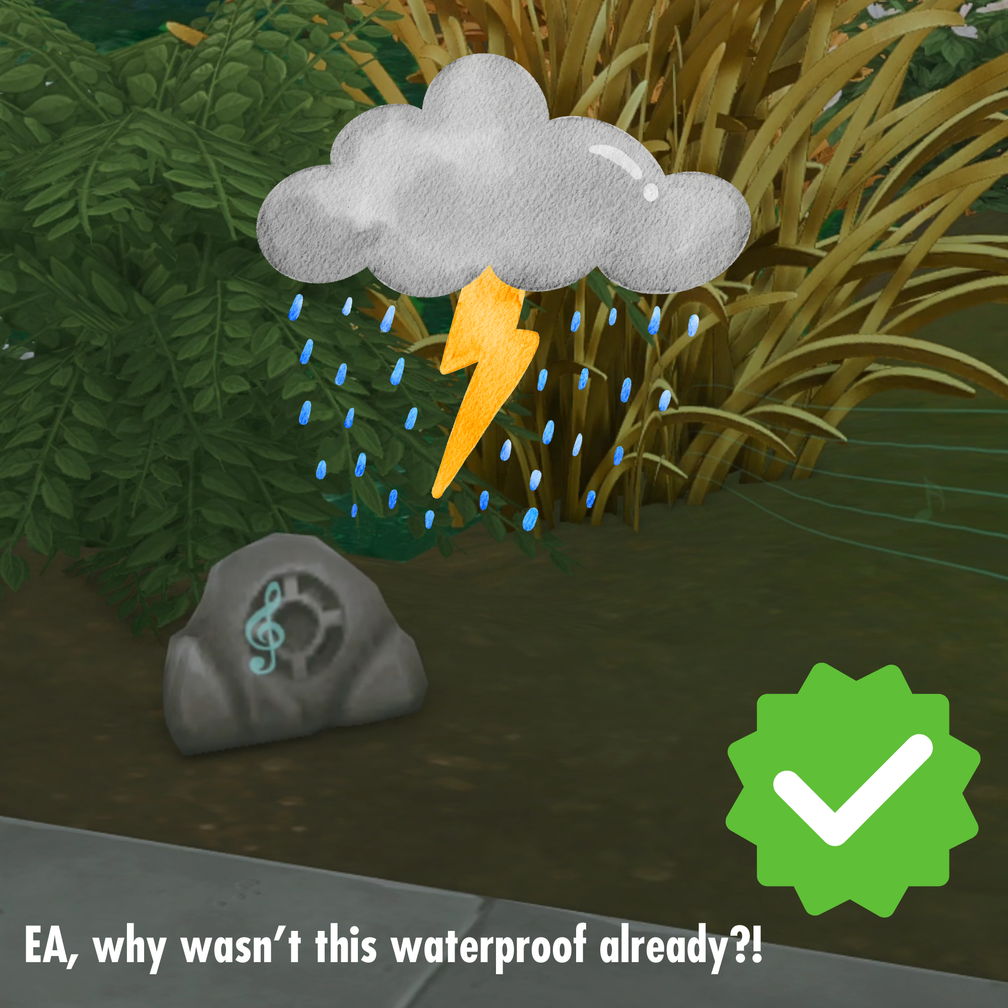 Waterproof Rock 'N' Roll Outdoor Speaker