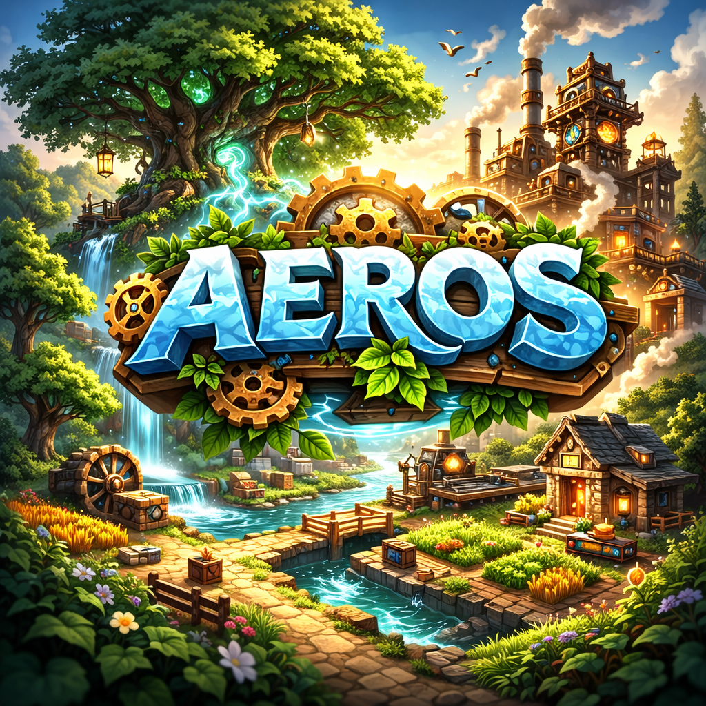 Aeros - The Living Machine logo