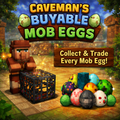 Caveman's Buyable Mob Eggs logo