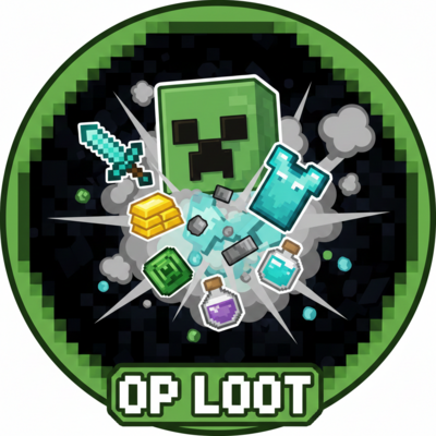 Creeper Drops OP Loot logo