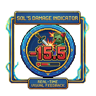 Sol's Indicator (Damage, Entity Health, Custom Boss Bar HUD, and more!) logo