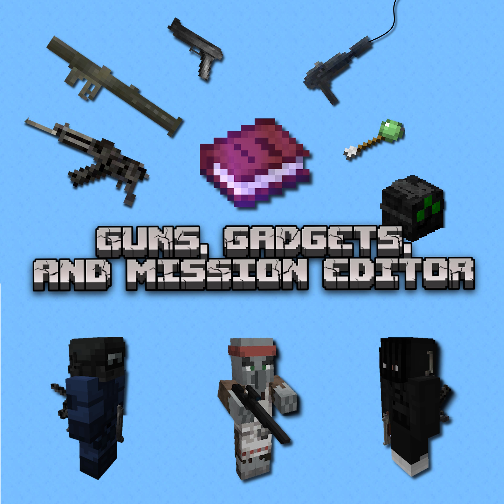 Guns, Gadgetery & Mission Editor logo