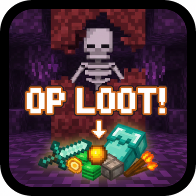 Skeleton Drops OP Loot logo