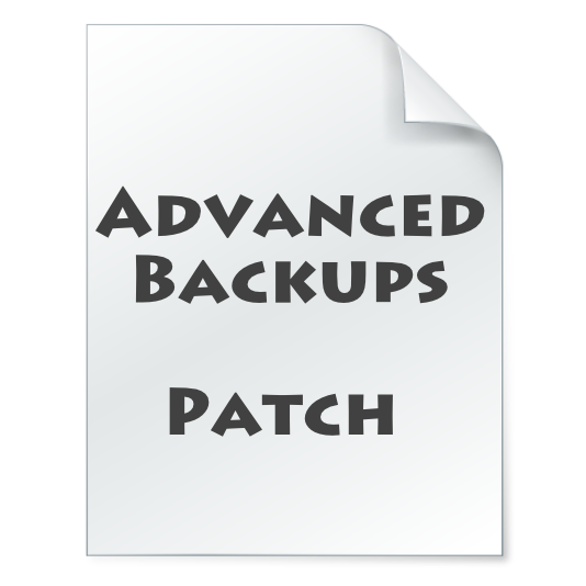 Advanced Backups Patch logo