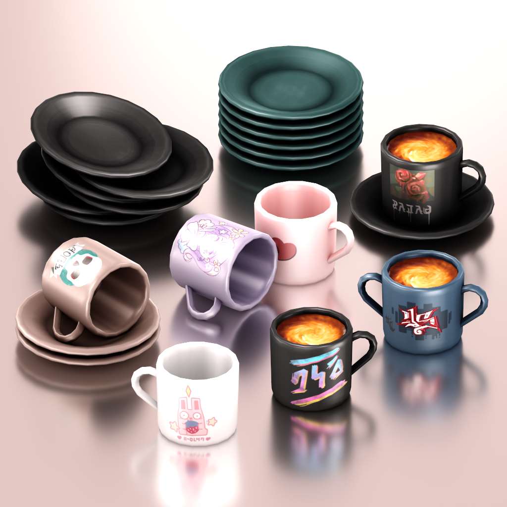 Coffee Time Clutter Set logo