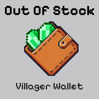 Out of stock: Villager wallet logo