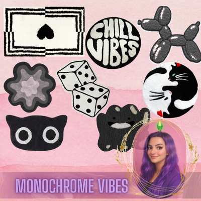 Monochrome Vibes Rug Set logo