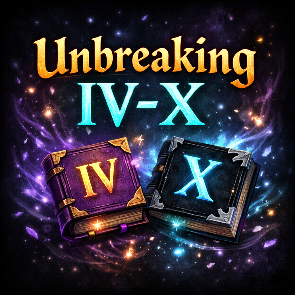 Unbreaking IV-X Tomes