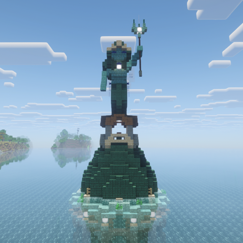 Ocean Mermaid Statue logo