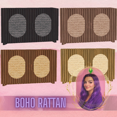 Boho Rattan Dresser logo