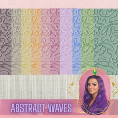 Abstract Waves Wallpaper Set logo
